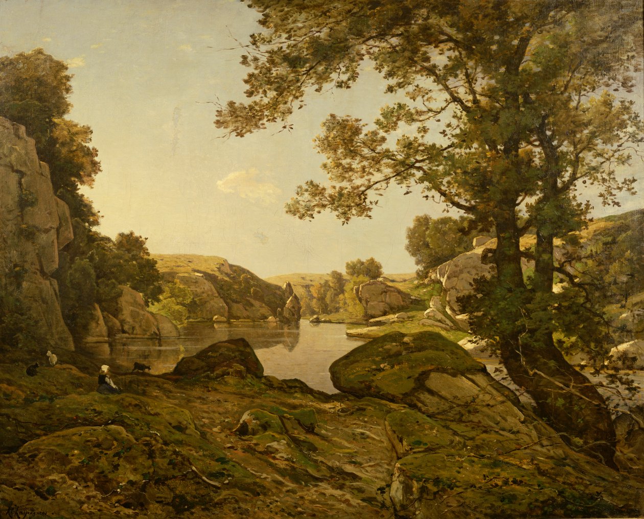 Le Saut de Loup von Henri-Joseph Harpignies
