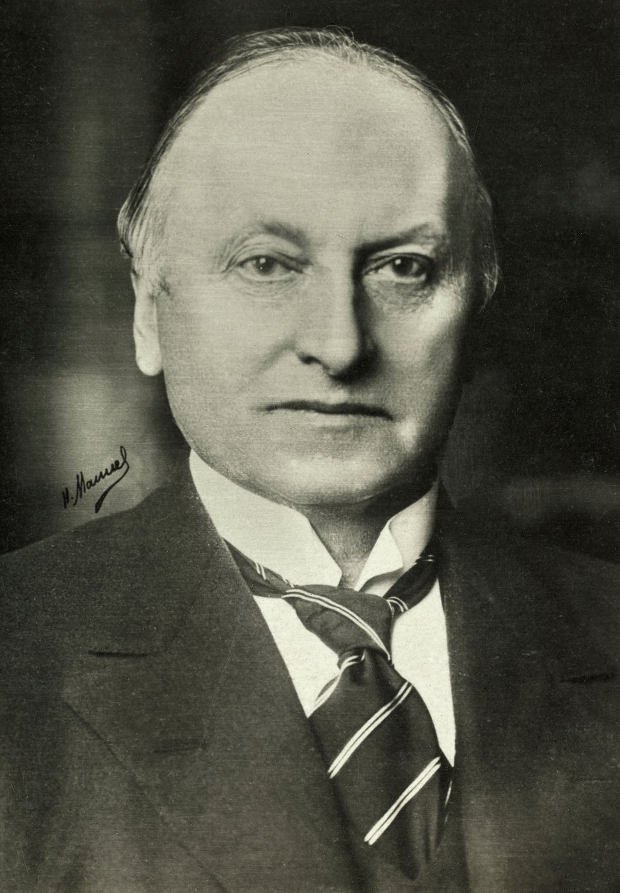 Porträt von Lord Georges Curzon von Henri Manuel
