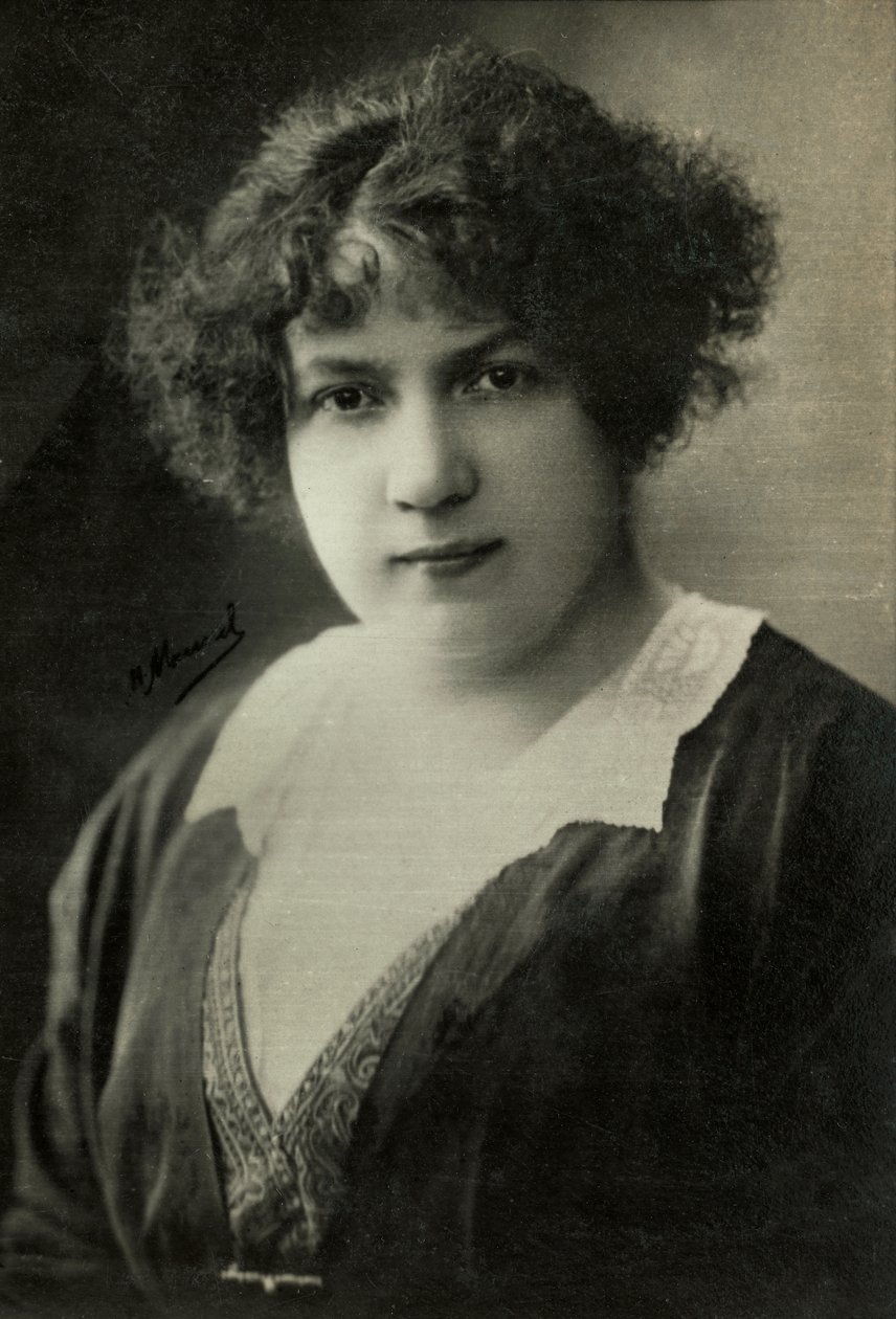 Porträt von Mme Adolphe Brisson alias Yvonne Sarcey von Henri Manuel