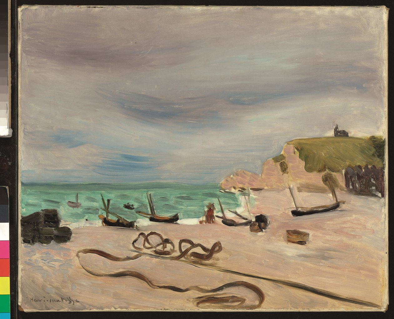 Seile am Strand von Etretat, um 1920 von Henri Matisse