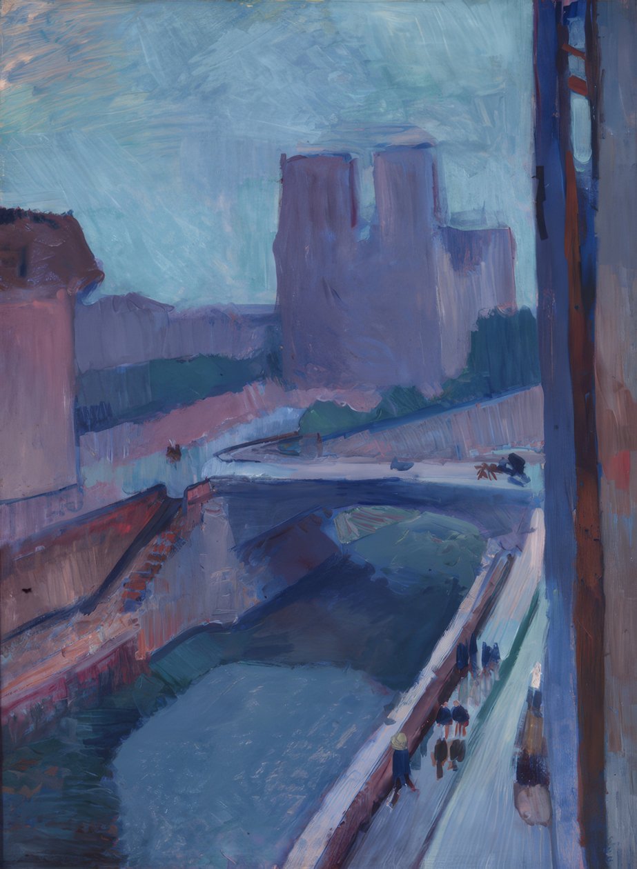 Die Kathedrale Notre-Dame in Paris an einem Spätnachmittag von Henri Matisse