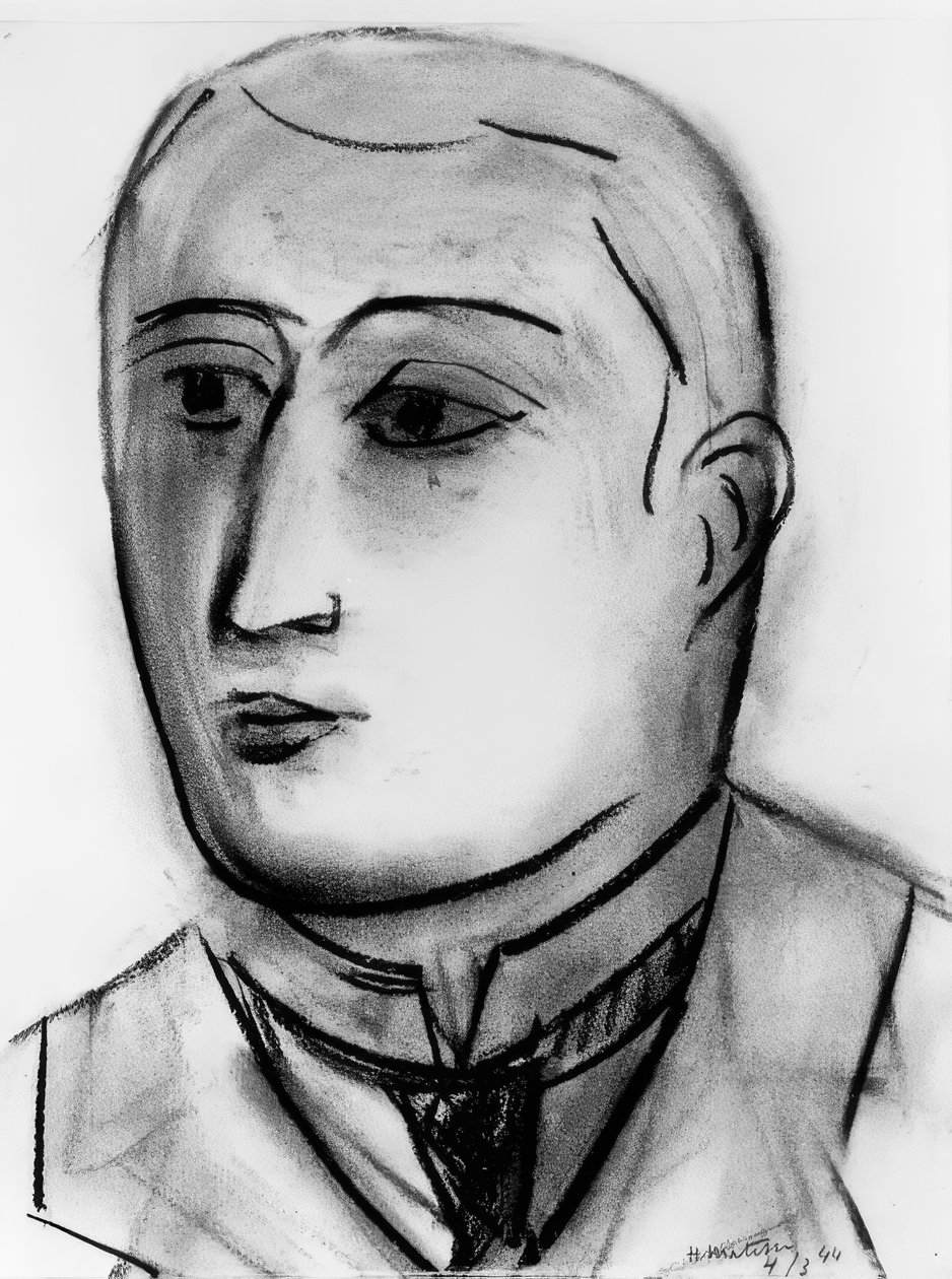 Studie für das Porträt von Guillaume Apollinaire von Henri Matisse