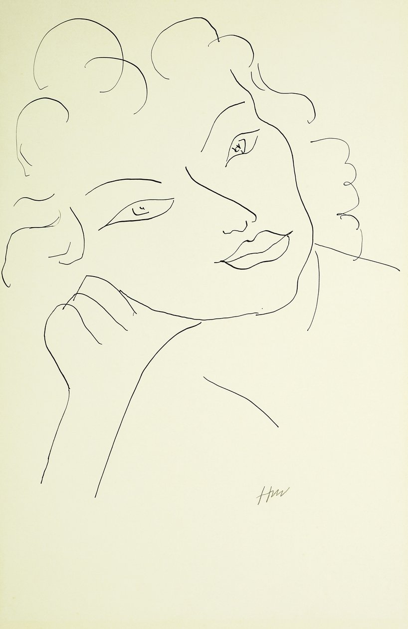 Kopf einer jungen Frau von Henri Matisse