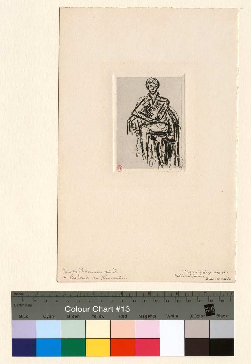Josette Gris, Figur in einem Sessel von Henri Matisse