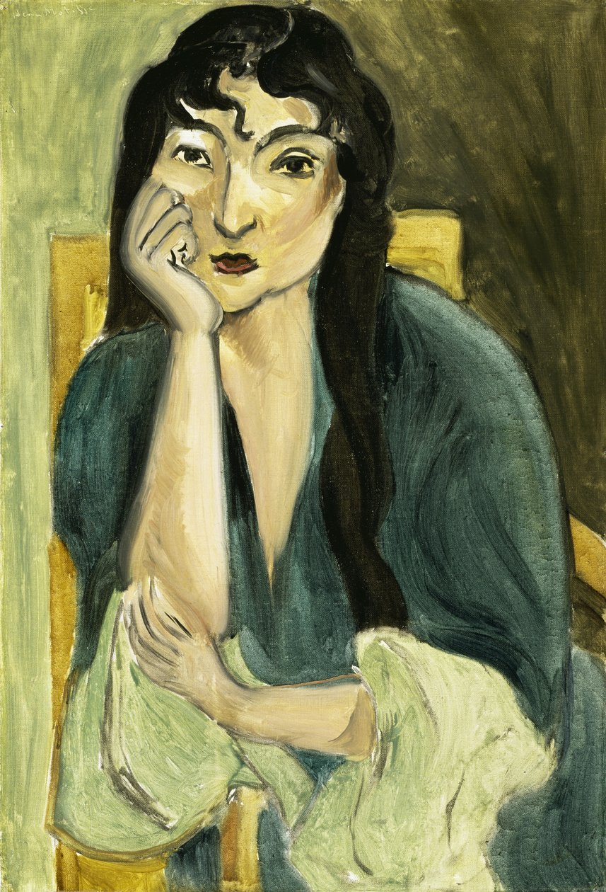 Meditation (Porträt von Lorette) von Henri Matisse