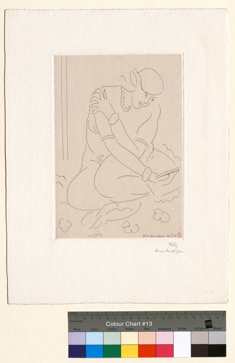 Kauernder Akt, Hand auf der Schulter von Henri Matisse