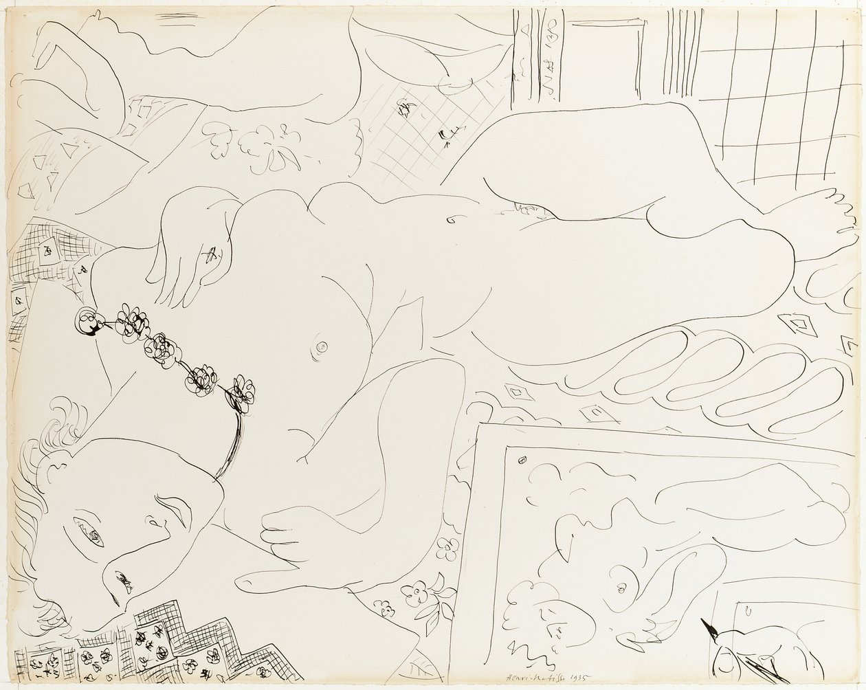 Akt im Atelier von Henri Matisse