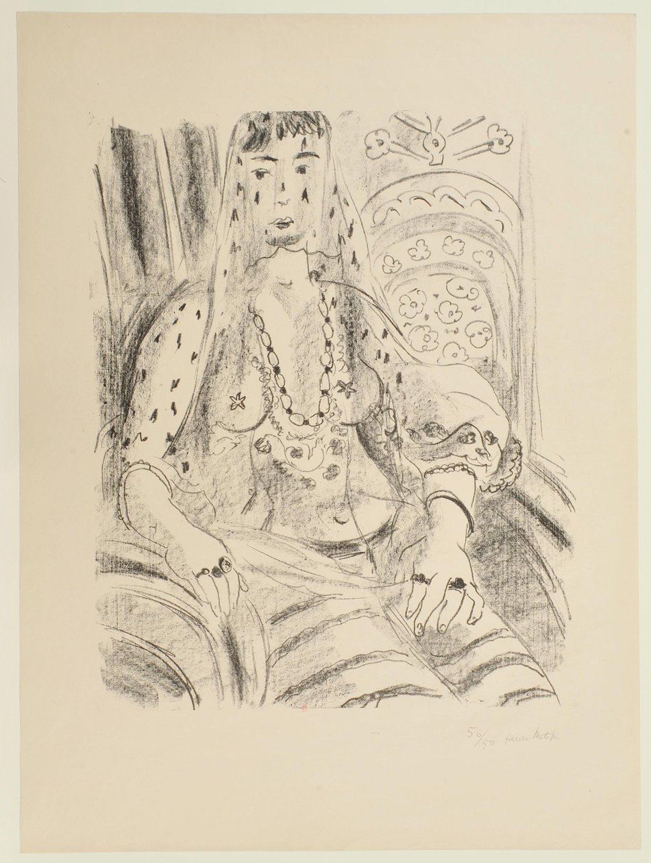 Verschleierte Odaliske von Henri Matisse
