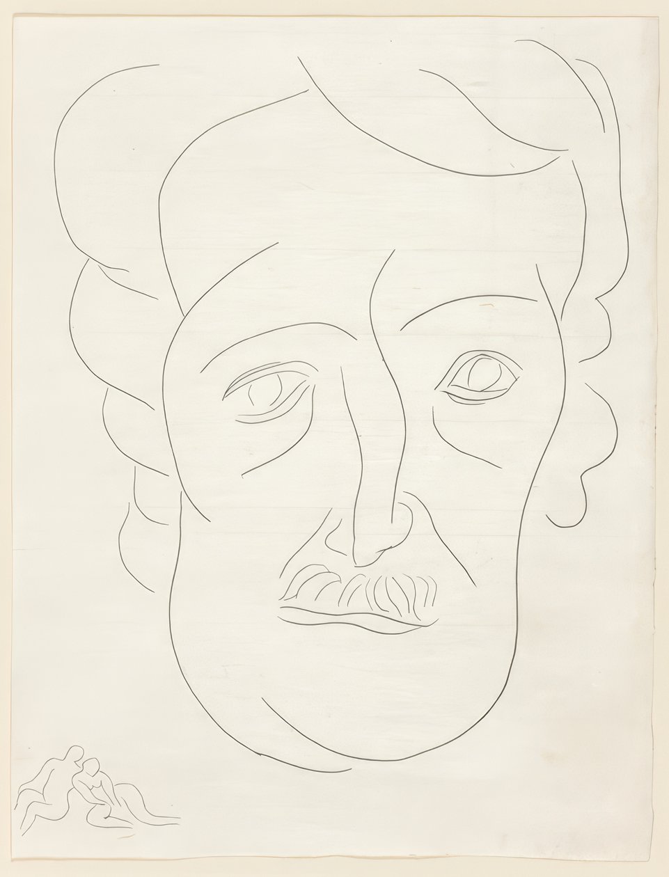 Mehrere Sonette: Das Grab von Edgar Poe, Platte 26 aus Poesies de Mallarmé von Henri Matisse