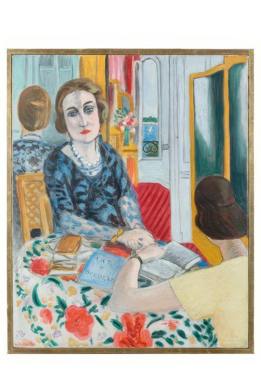 Porträt der Baronin Gourgaud, geborene Eva Gebhardt von Henri Matisse