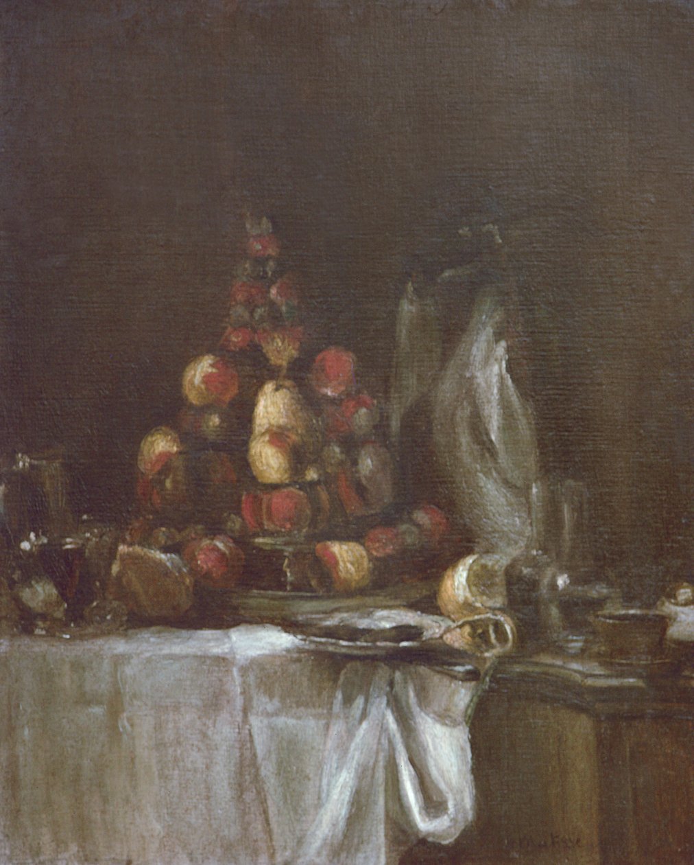 Früchtepyramide nach Chardin von Henri Matisse