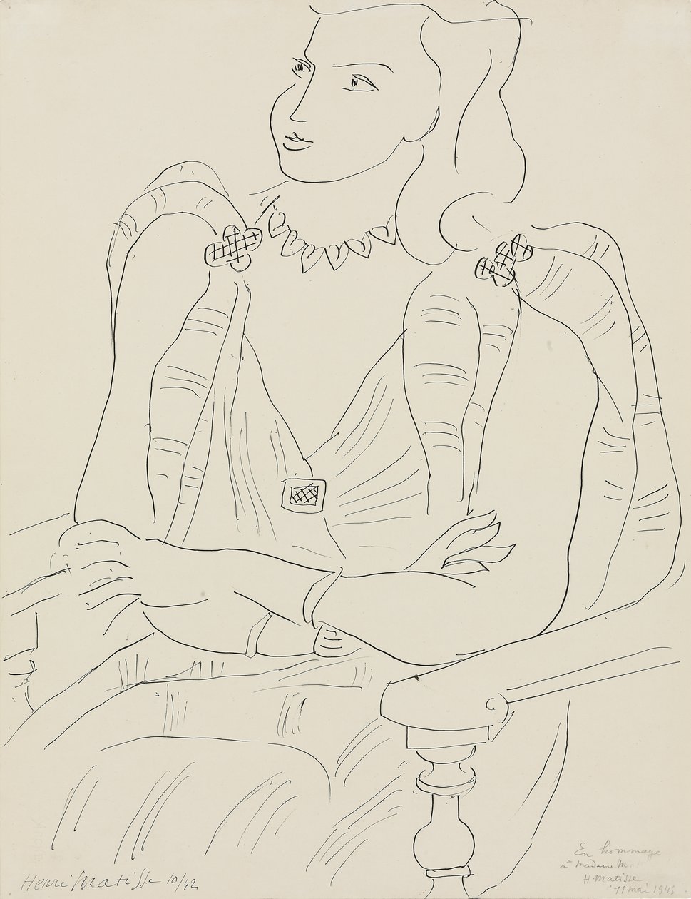 Sitzende Frau von Henri Matisse
