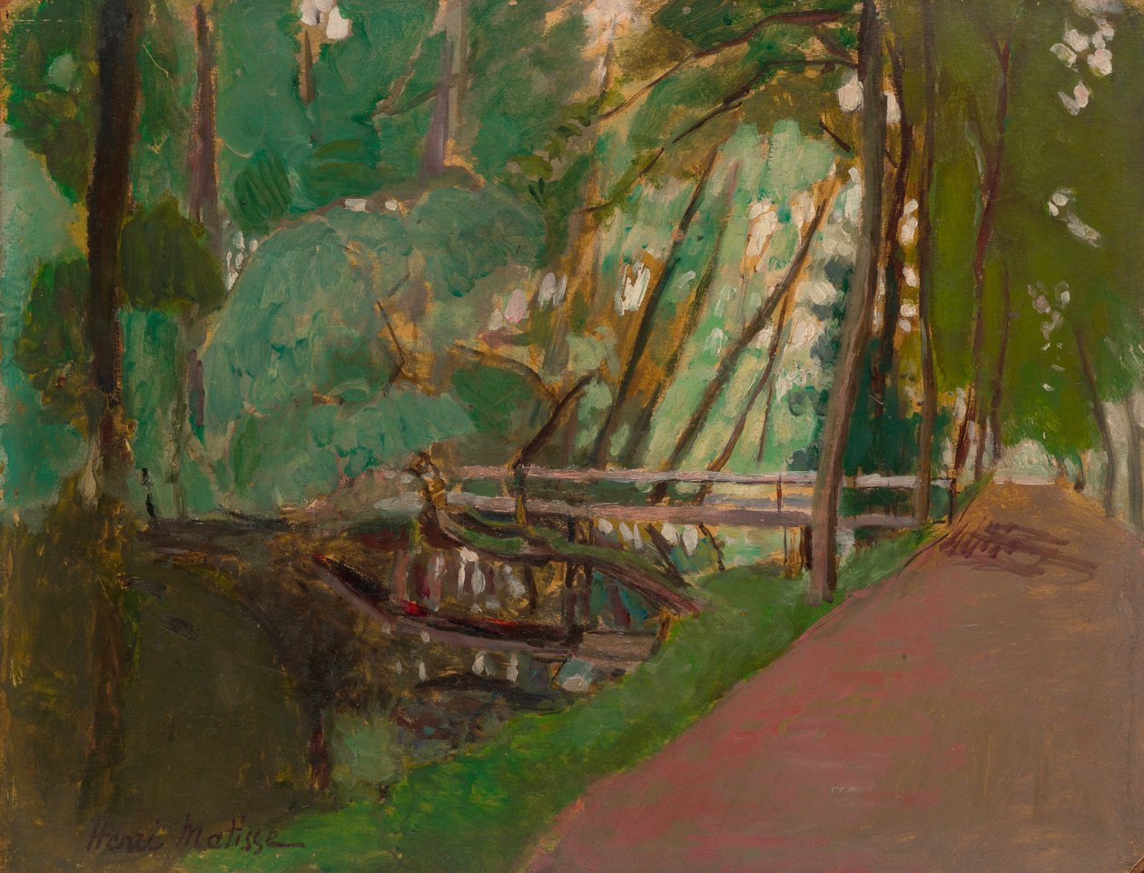 Sous-bois, um 1902-1903 von Henri Matisse