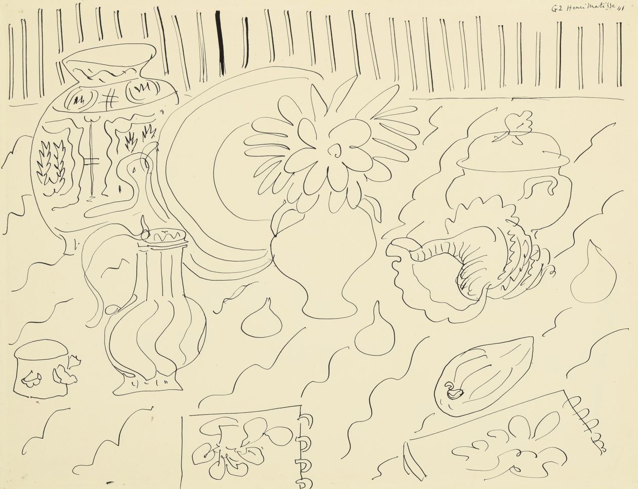 Stillleben (Thema G, Variation 2) von Henri Matisse