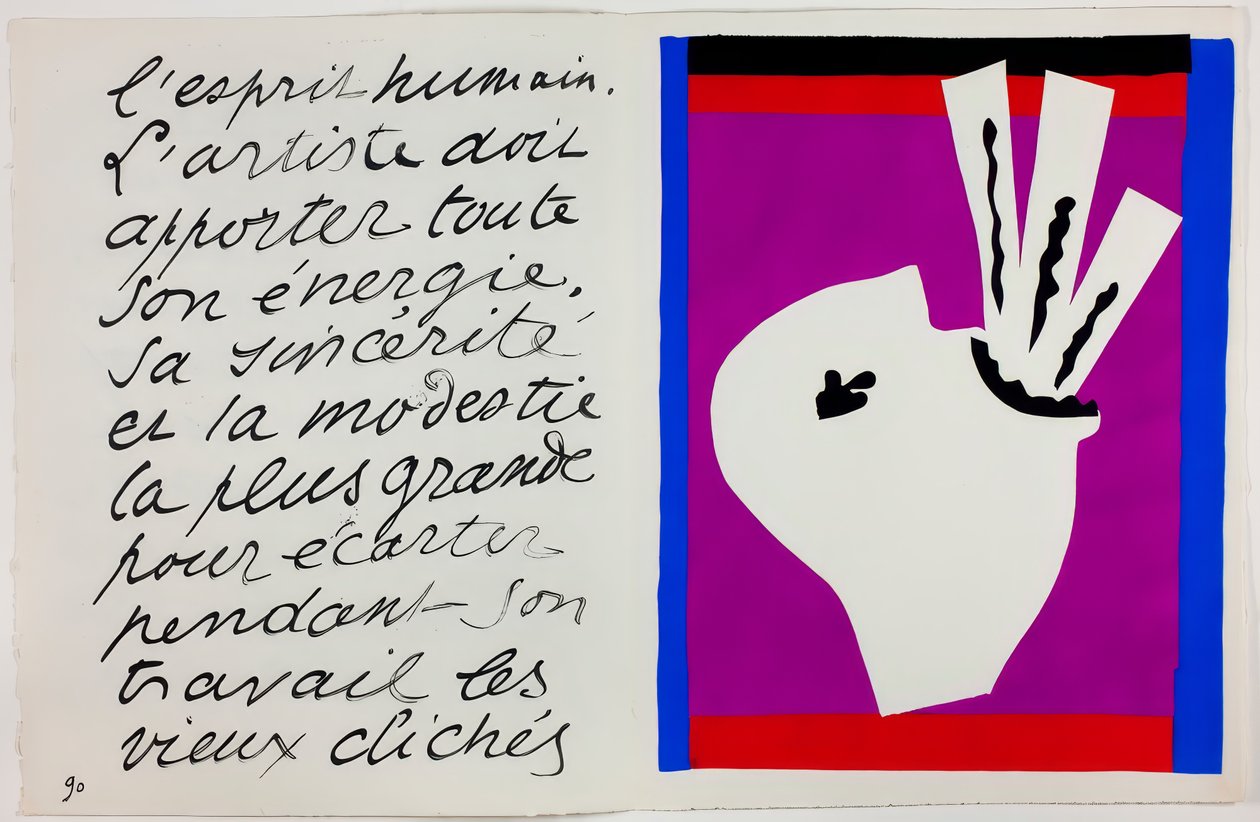 Der Schwertschlucker, aus Jazz von Henri Matisse