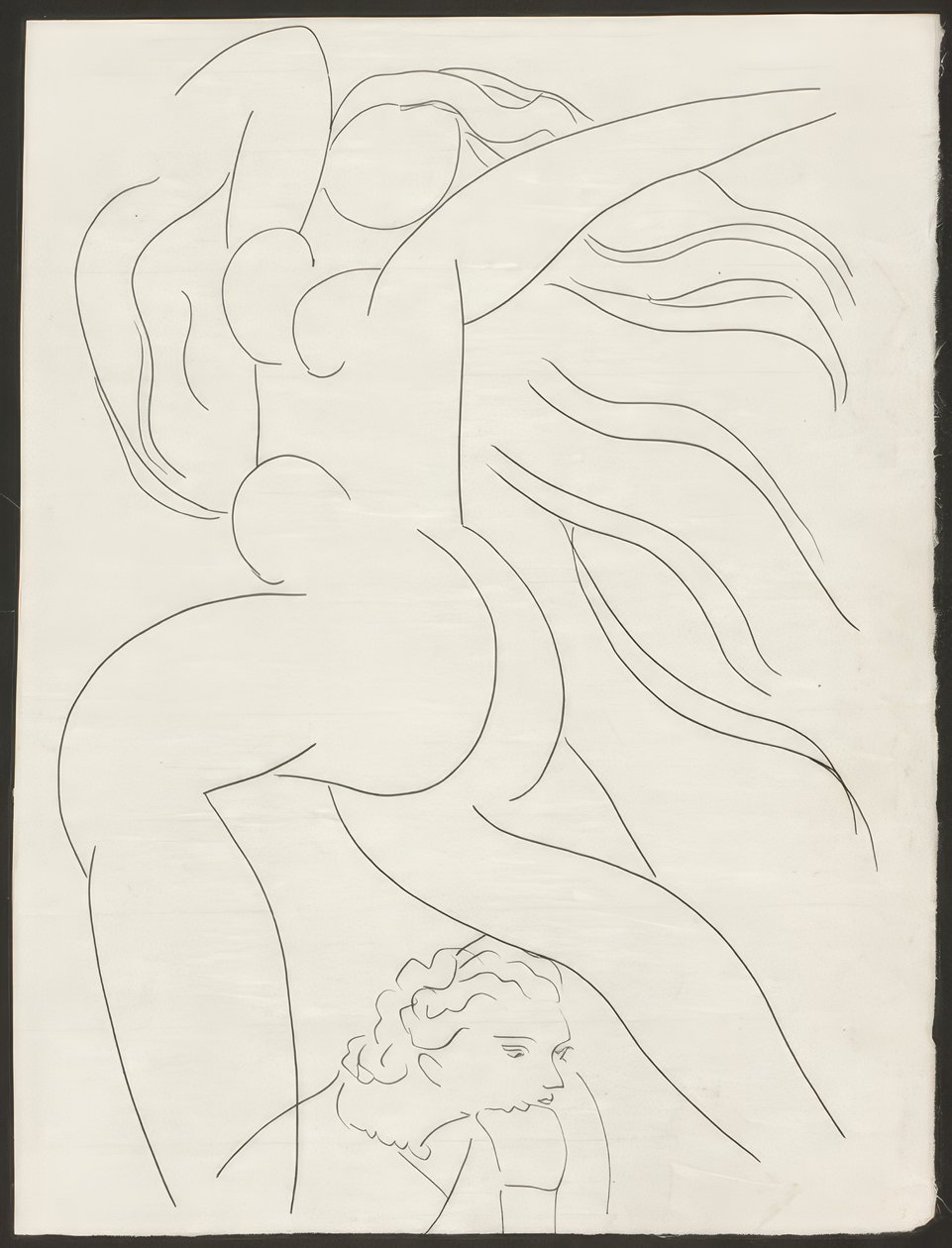 Toast, Platte eins aus Poesies de Mallarmé von Henri Matisse