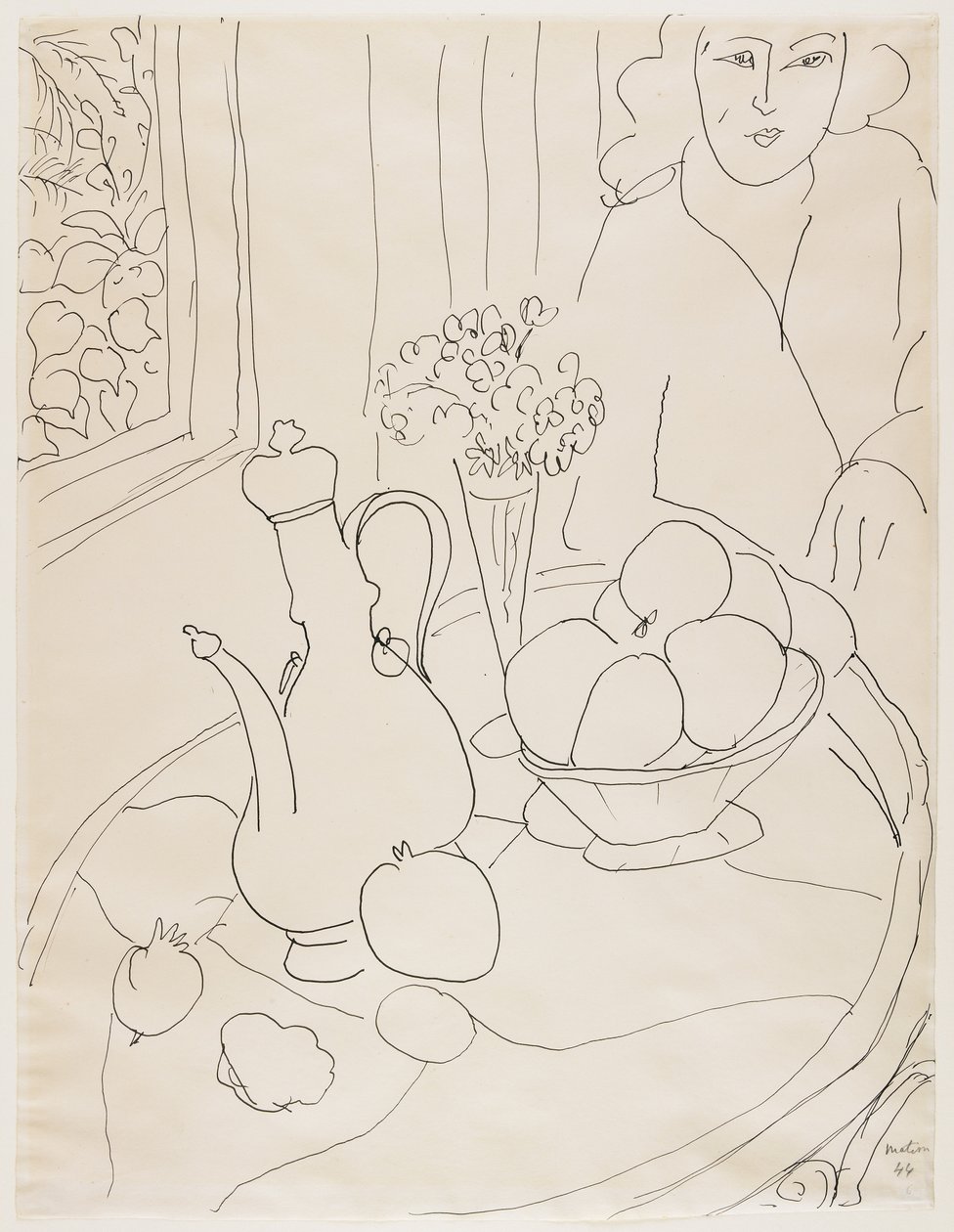 Frau mit Stillleben von Henri Matisse