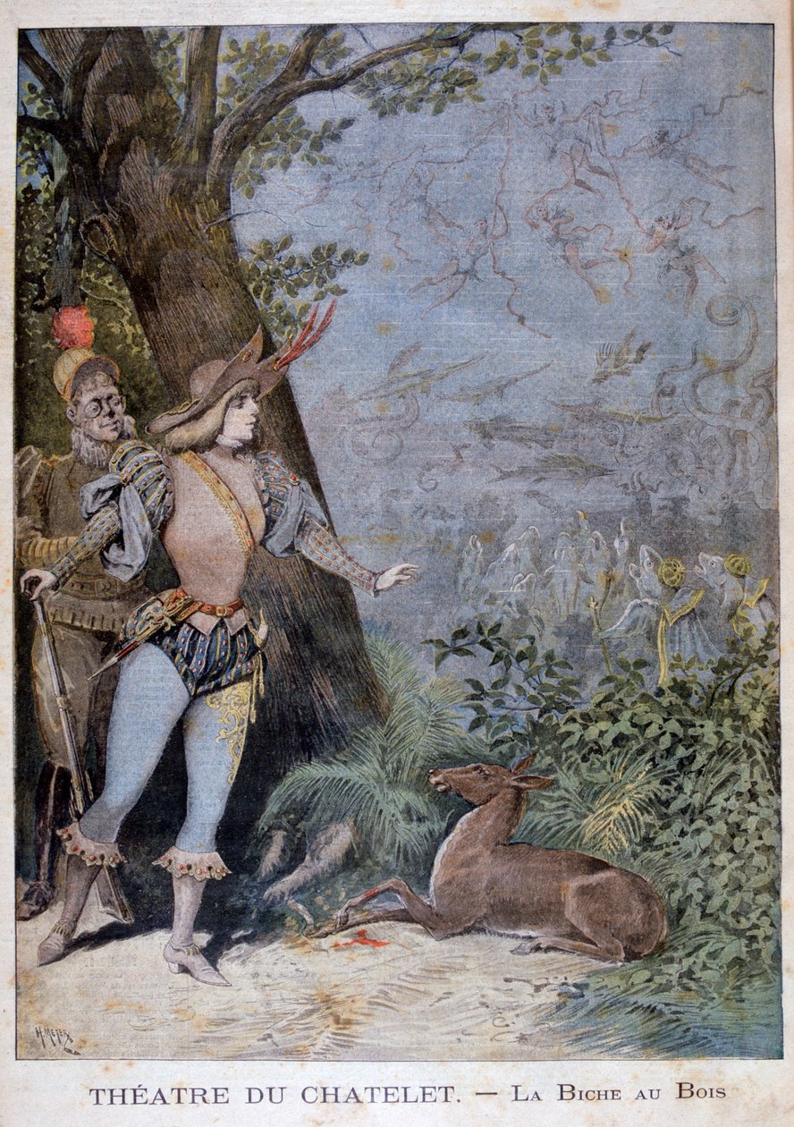 La Biche au Bois, Théâtre du Châtelet, Paris, 1896 von Henri Meyer