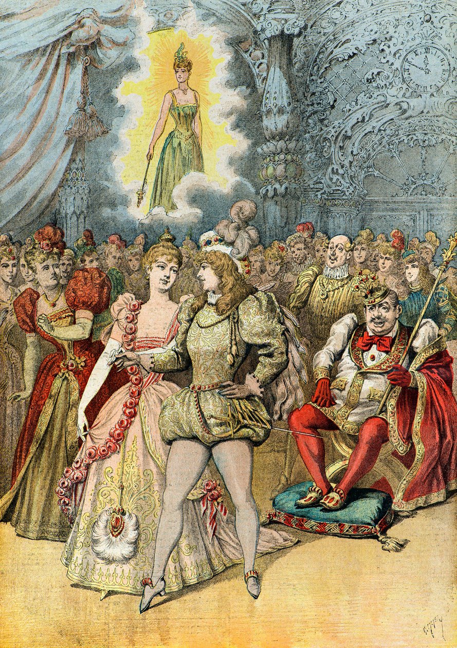 Die Truppe des Théâtre du Châtelet von Henri Meyer