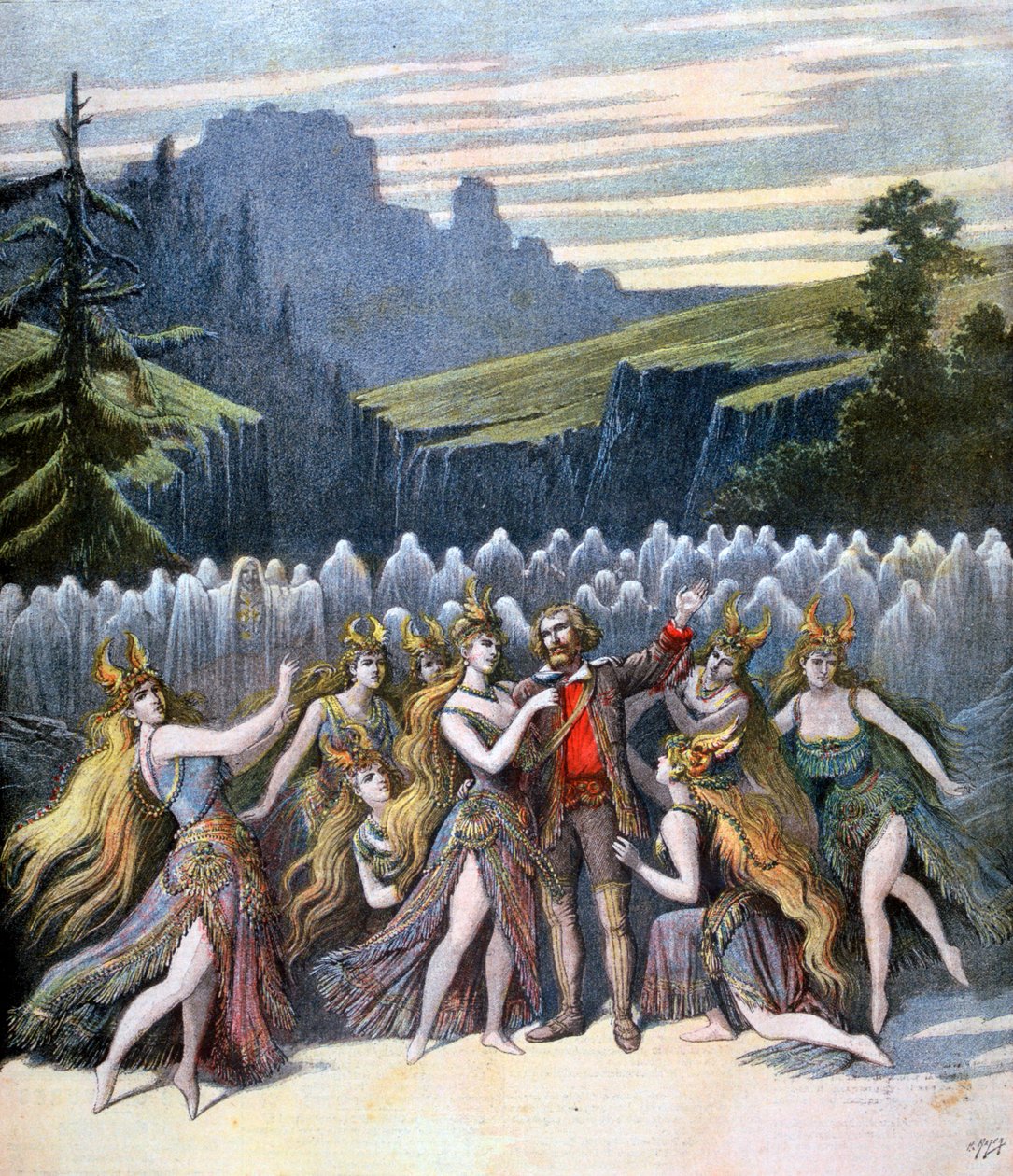 Ruhe in Frieden, Aufführung im Théâtre de la Gaîté, 1894 von Henri Meyer