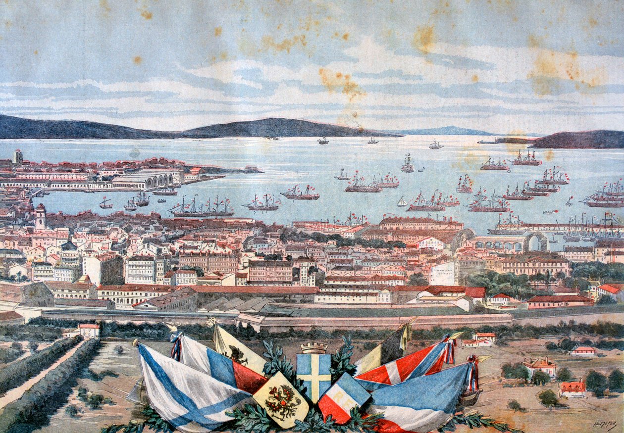 Der Hafen von Toulon, 1893 von Henri Meyer