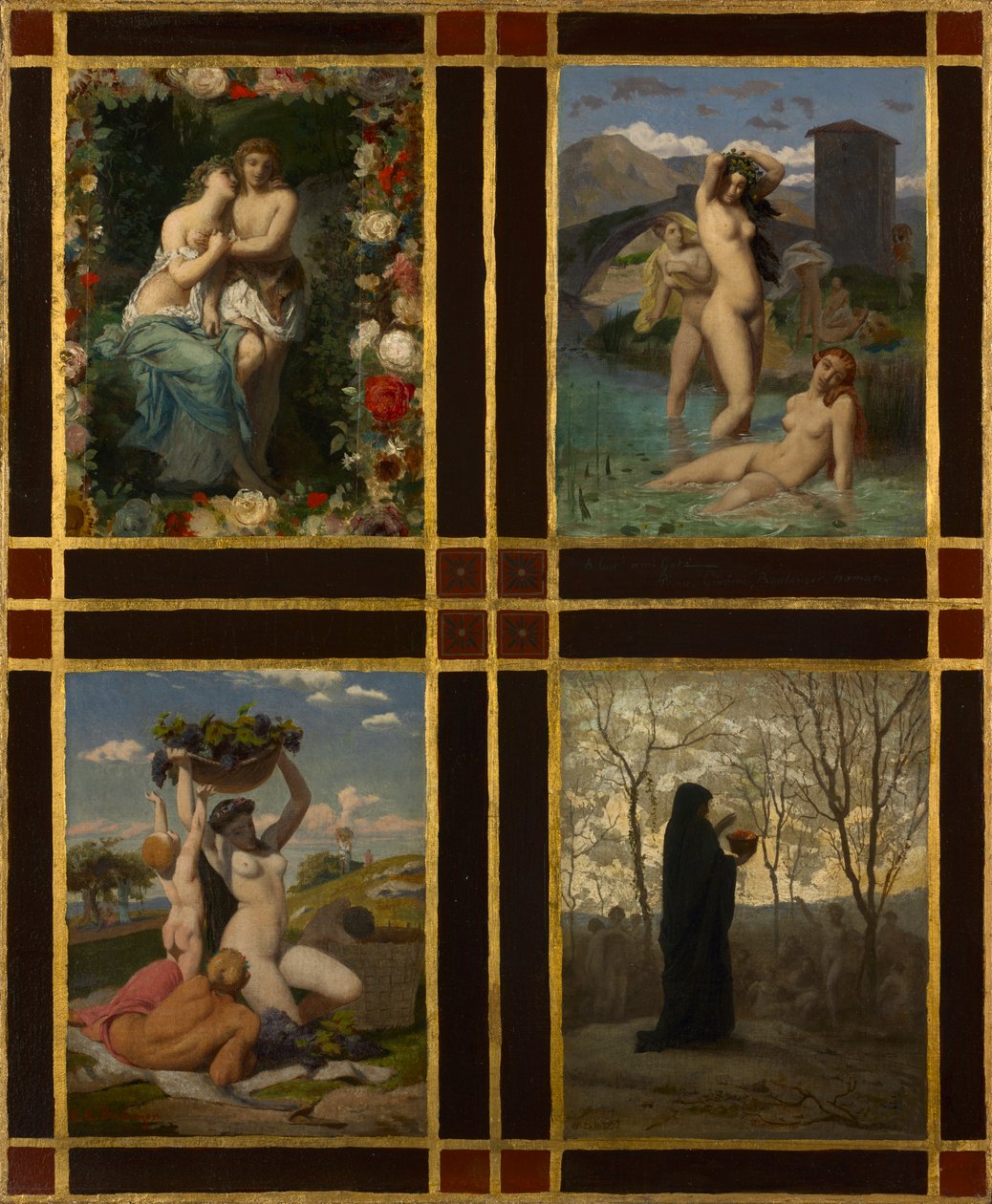 Die vier Jahreszeiten von Henri Pierre Picou