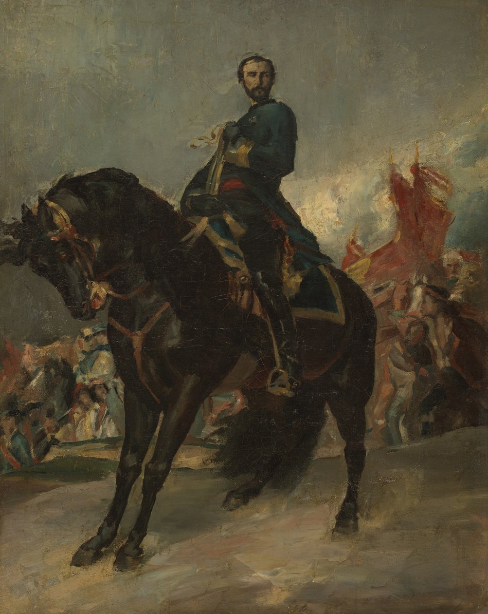 General Juan Prim (1814-1870) von Henri Regnault: Kunstdruck