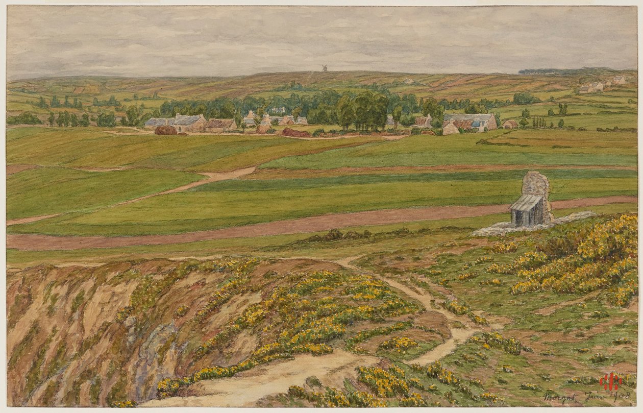 Lesquiffinec. Morgat von Henri Rivière