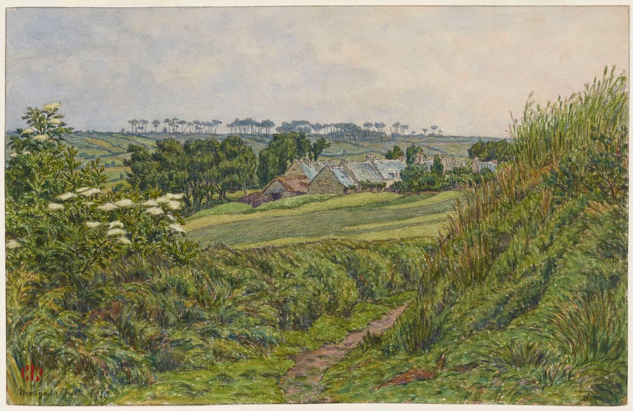 Frühling in Lesquiffinec. Morgat von Henri Rivière