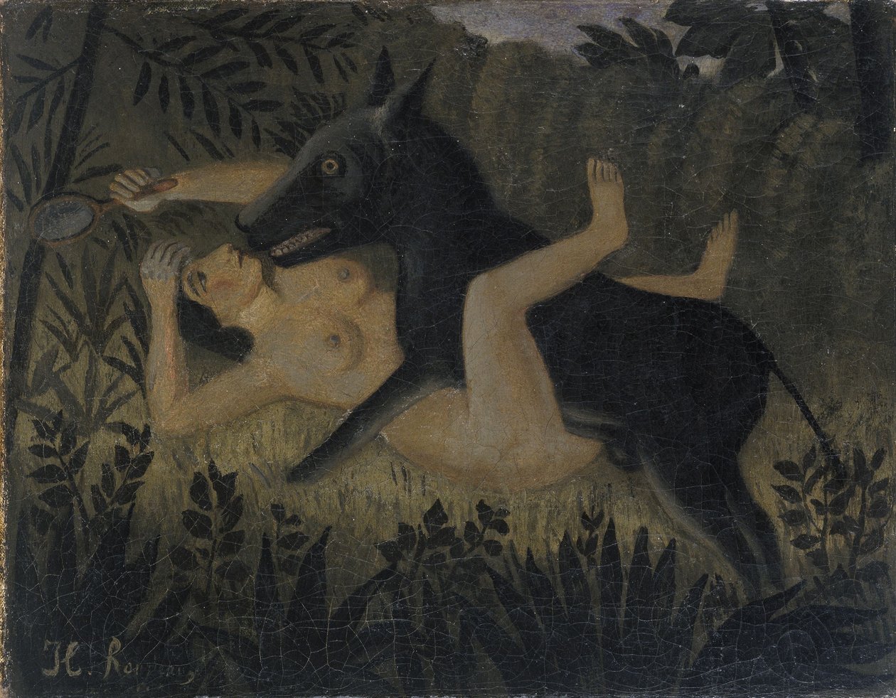 Die Schöne und das Biest von Henri Rousseau