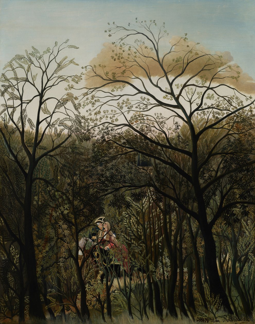 Treffen im Wald von Henri Rousseau