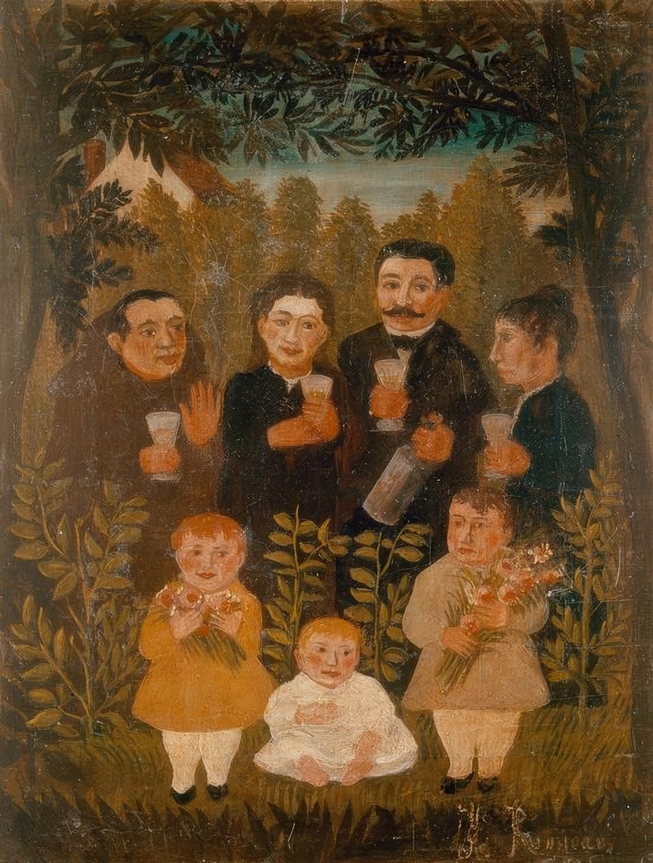 Vereinigte Familie von Henri Rousseau