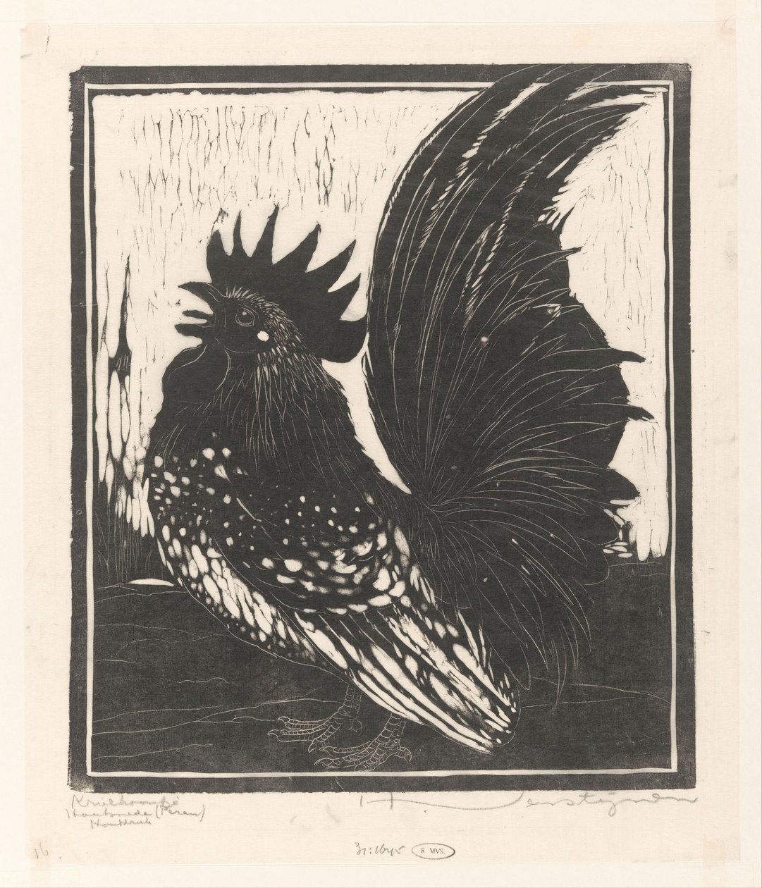 Krielhähnchen von Henri Verstijnen (signed by artist)