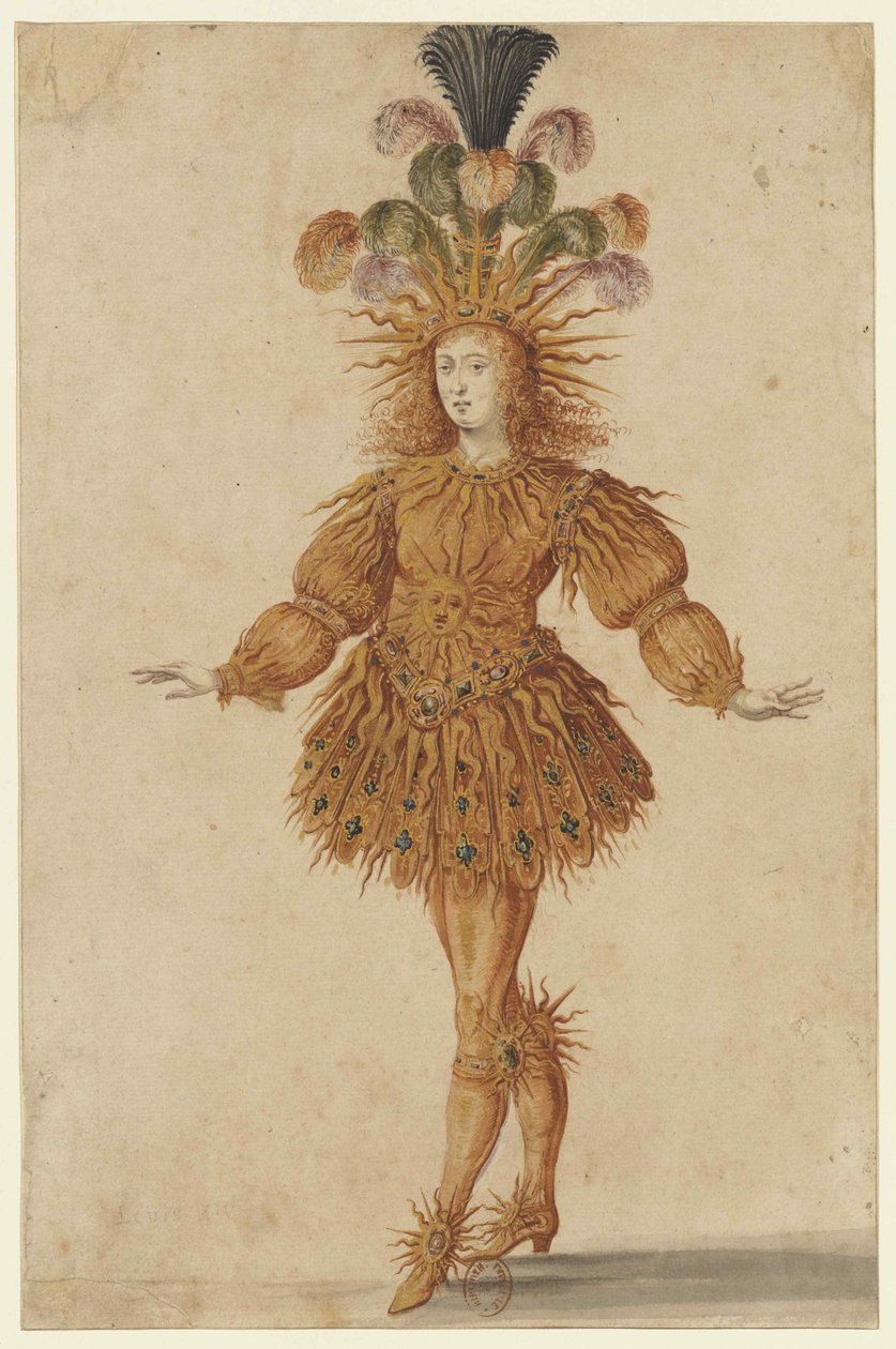 Ludwig XIV. als Apollo im Ballett Ballet de la Nuit von Henri de Gissey