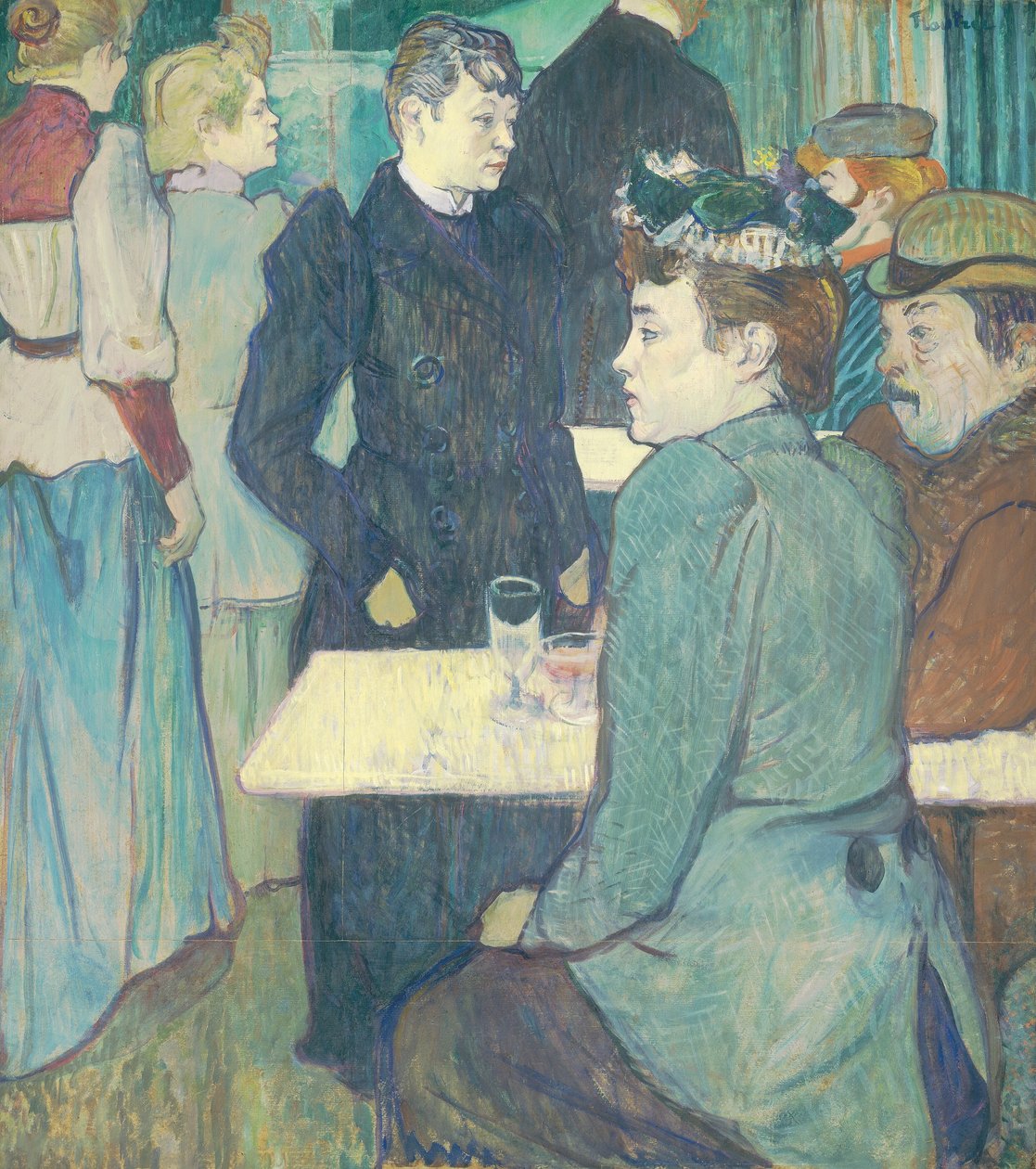 Eine Ecke des Moulin de la Galette von Henri de Toulouse-Lautrec