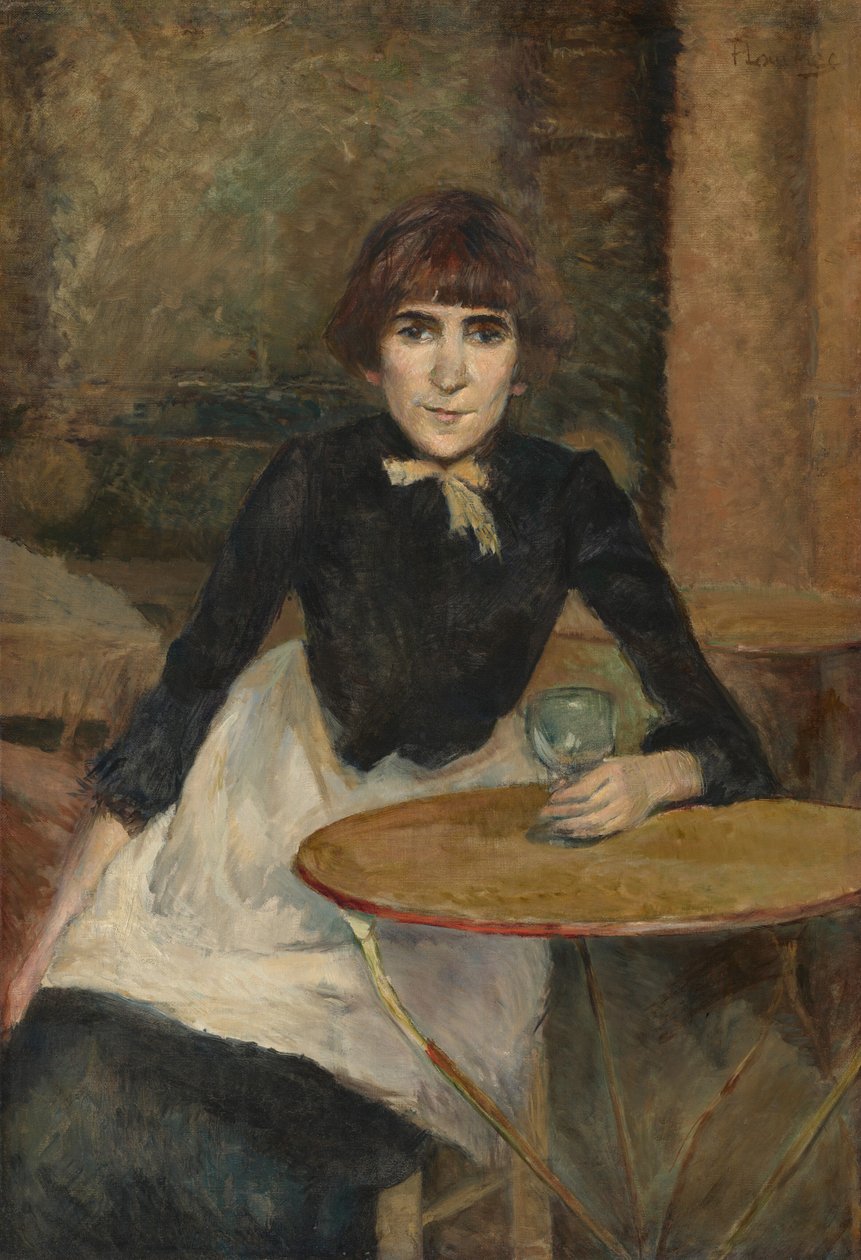 An der Bastille (Jeanne Wenz) von Henri de Toulouse-Lautrec