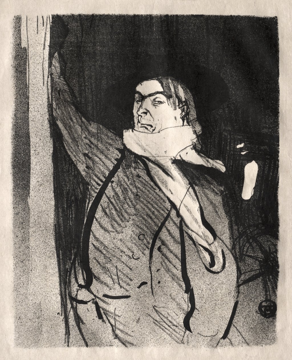 Aristide Bruant von Henri de Toulouse-Lautrec