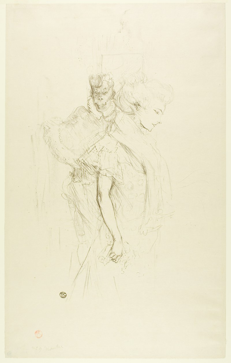 Blanche und Noire von Henri de Toulouse-Lautrec