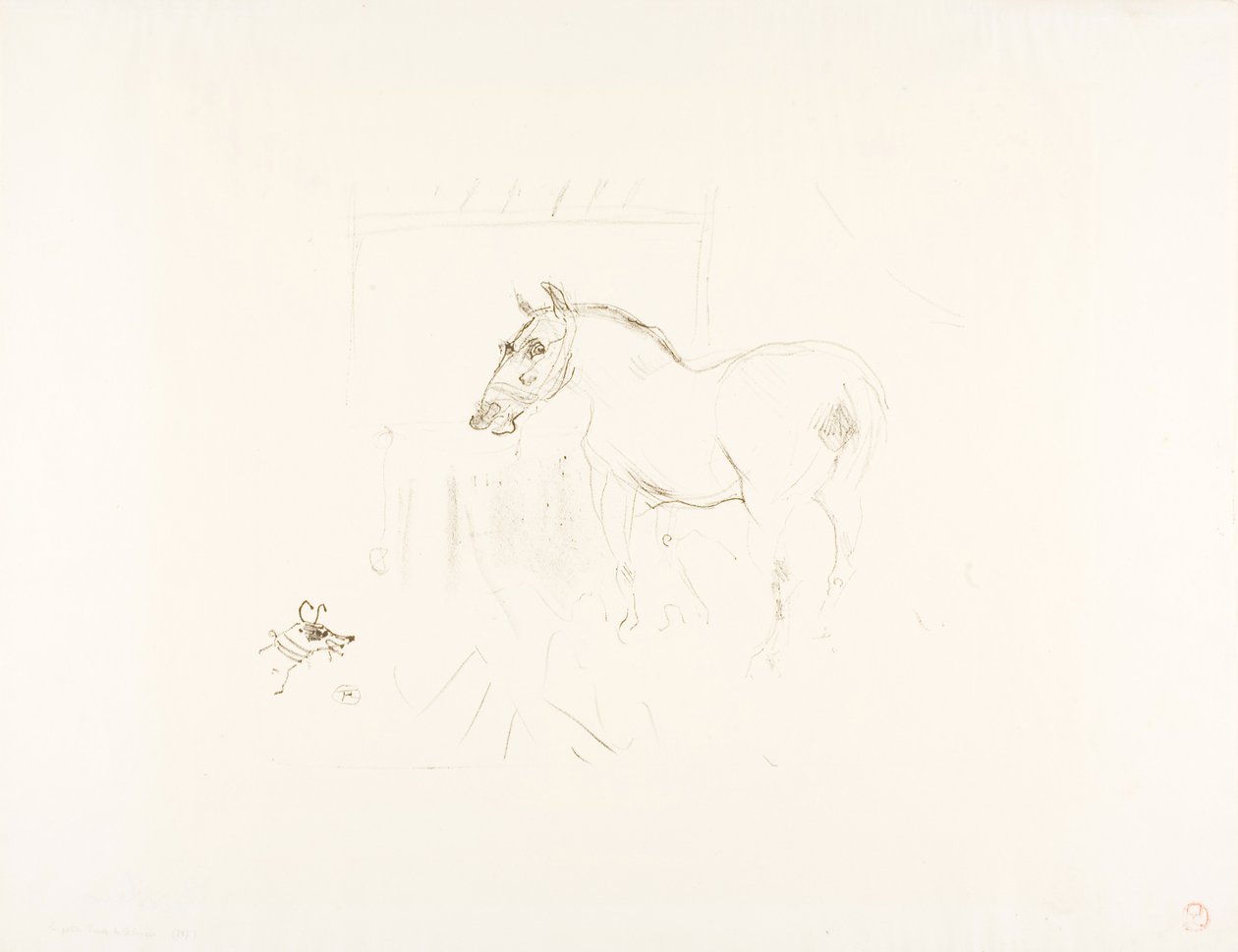 Calmèses kleines Pony von Henri de Toulouse-Lautrec