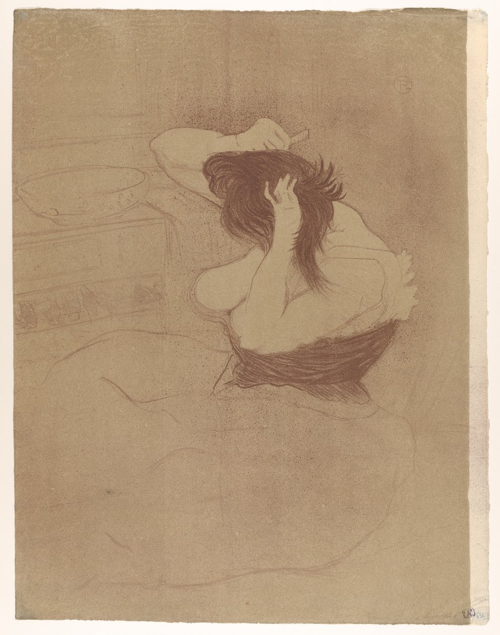 Beim Haarekämmen von Henri de Toulouse-Lautrec