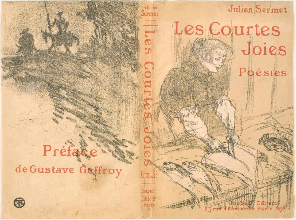 Umschlag für Les Courtes Joies von Henri de Toulouse-Lautrec
