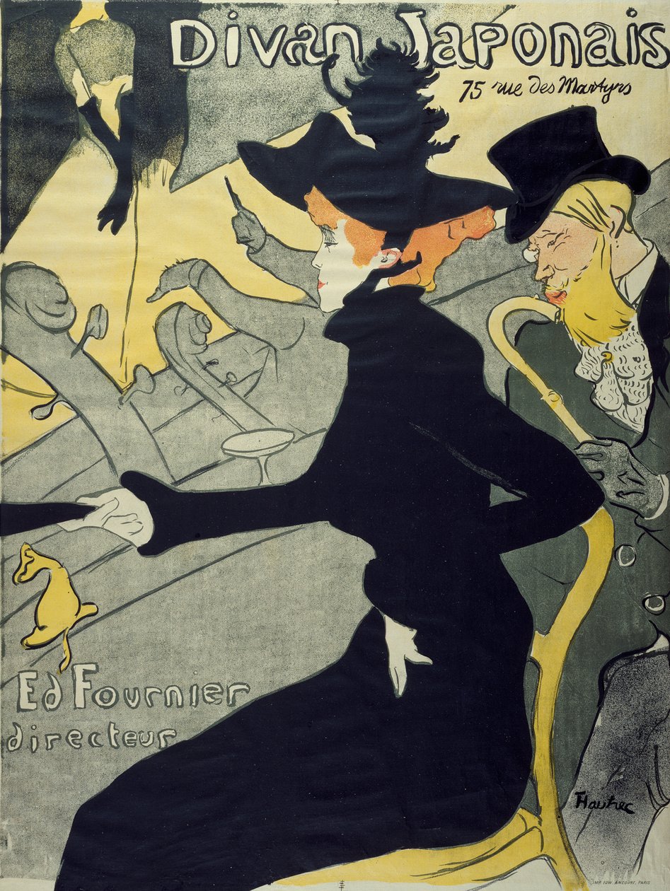 Divan Japonais von Henri de Toulouse-Lautrec
