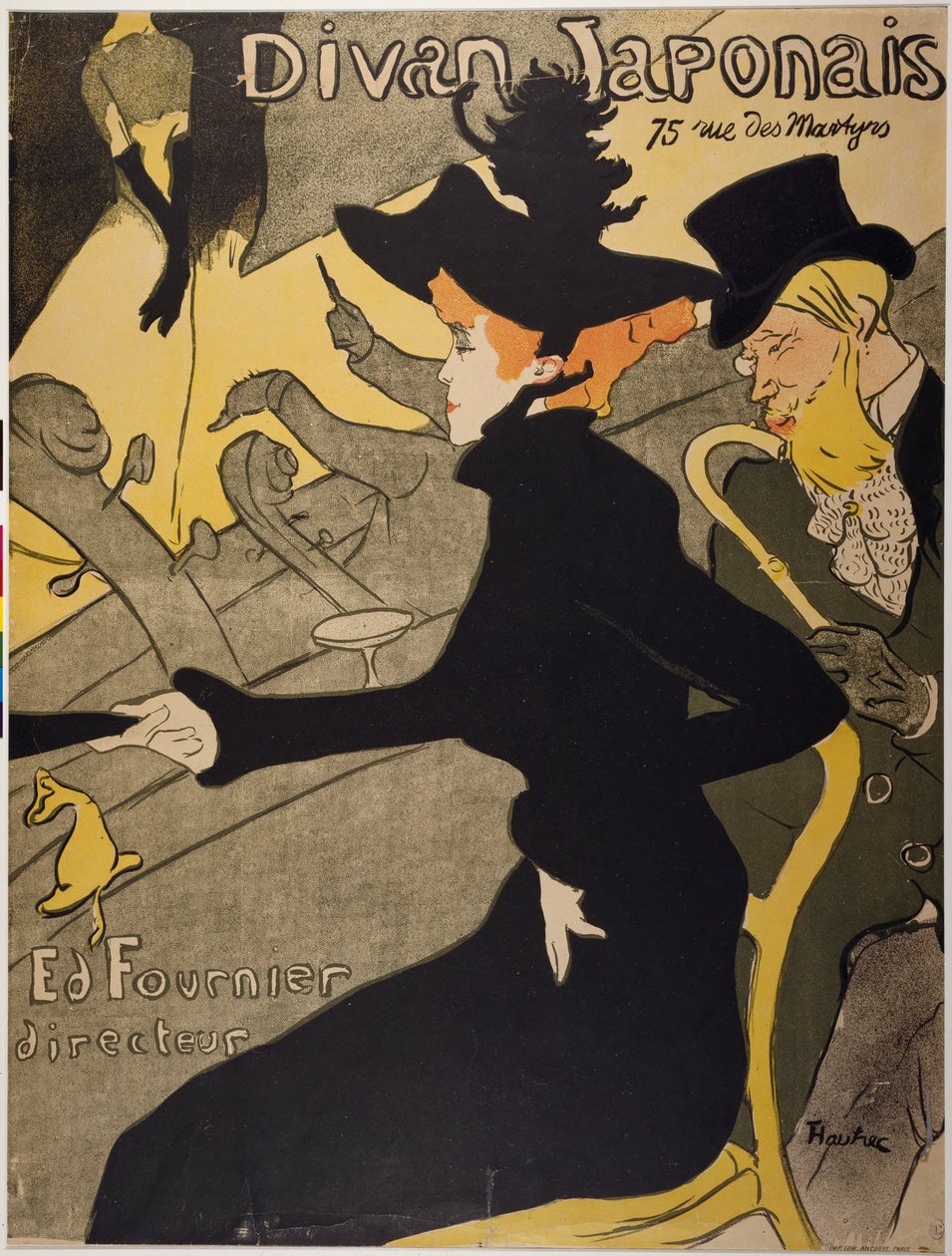 Divan Japonais von Henri de Toulouse-Lautrec