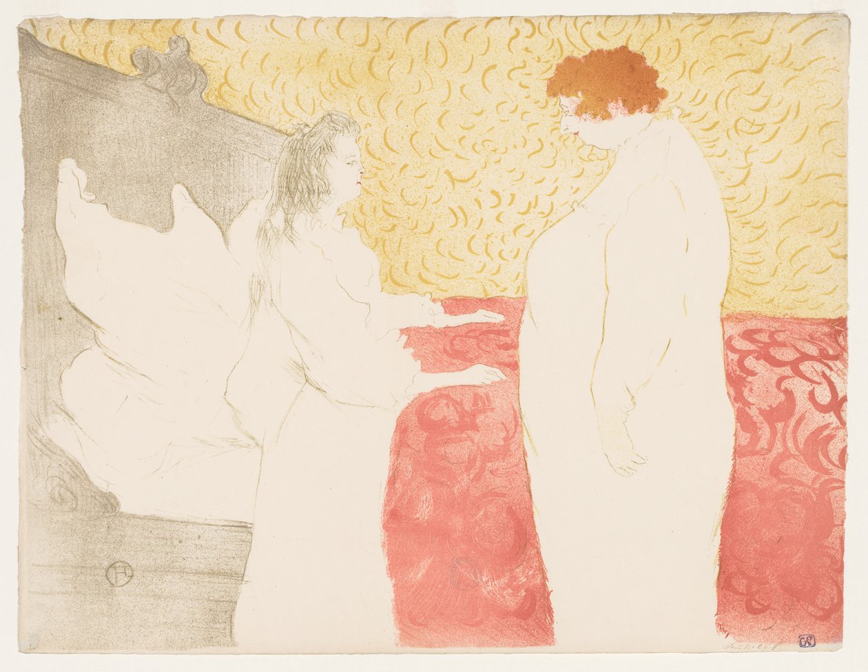 Elles: Frau im Bett von Henri de Toulouse-Lautrec
