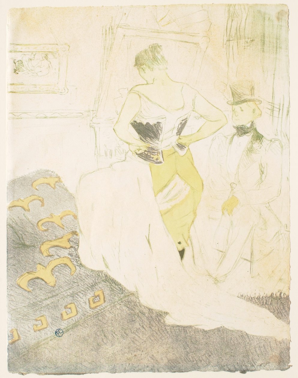 Elles: Frau im Korsett - Die Aufgelesene von Henri de Toulouse-Lautrec