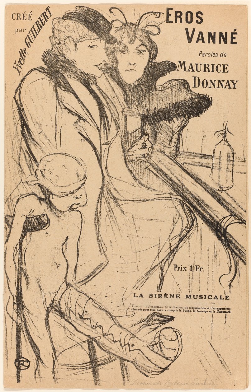 Eros vanné von Henri de Toulouse-Lautrec