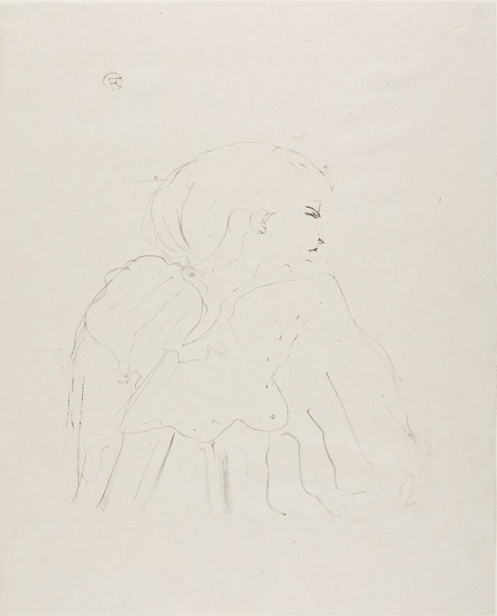Jane Hading, aus Treize Lithographies von Henri de Toulouse-Lautrec