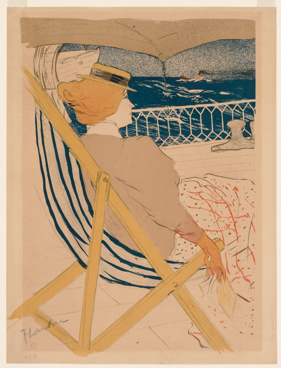 Die Passagierin von 54 von Henri de Toulouse-Lautrec