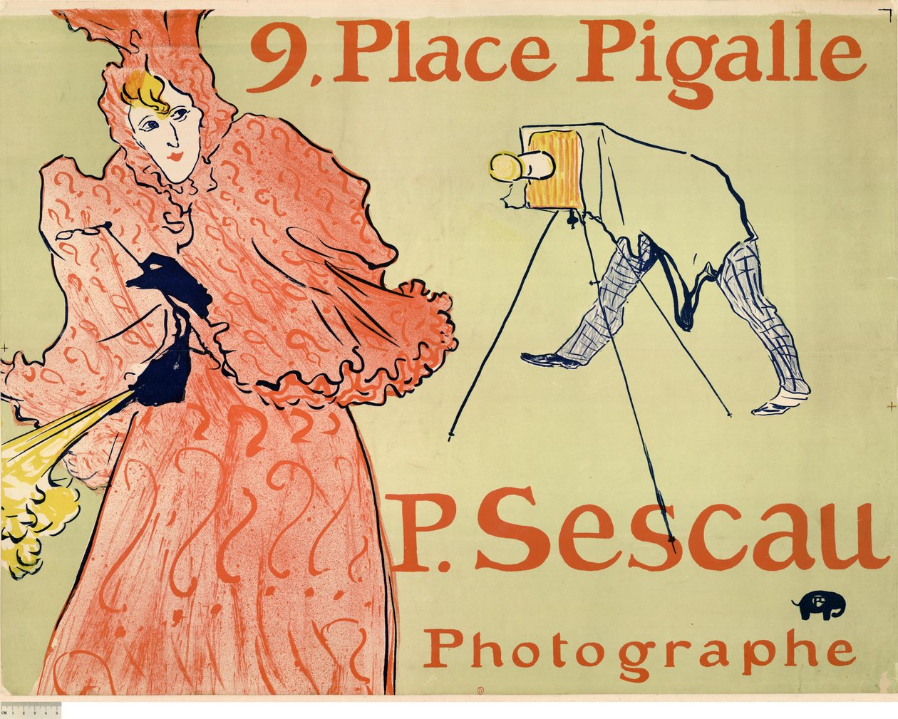 Der Fotograf Sescau von Henri de Toulouse-Lautrec