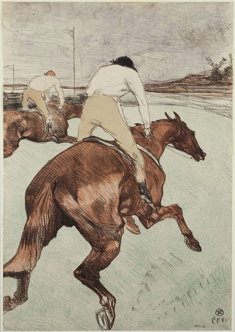 Le jockey von Henri de Toulouse-Lautrec